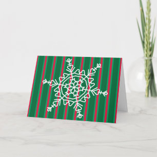 Fun and Fancy Christmas Snowflake Invitation