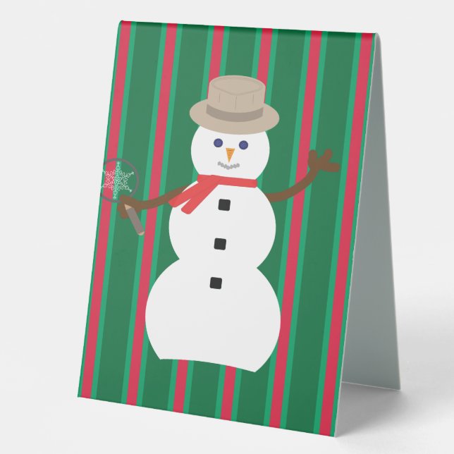 Fun and Fancy Christmas Snowman Detective (Front)