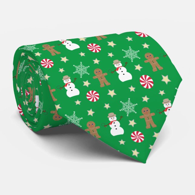 Fun and Fancy Christmas Tie (Rolled)