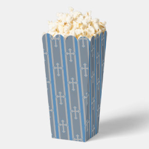 Fun and Fancy Cross Pattern Popcorn Favour Box