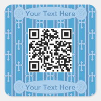 Fun and Fancy Cross QR Code