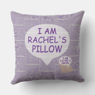 Fun and Fancy Customisable Purple Maze Cushion