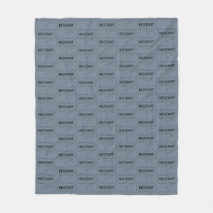 Fun and Fancy Customisable Restart Fleece Blanket