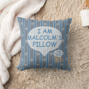 Fun and Fancy Customisable Star Striped Cushion