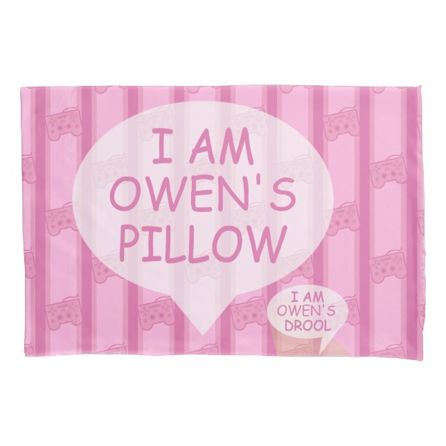 Fun and Fancy Customisable Video Game Controller Pillowcase (Front)
