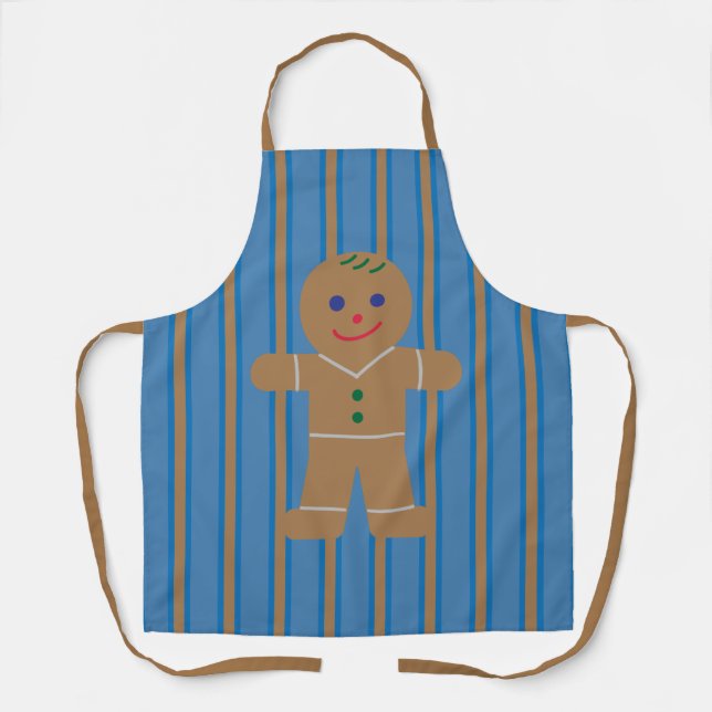 Fun and Fancy Gingerbread Man Apron (Front)