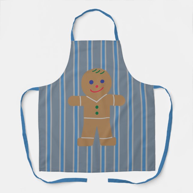 Fun and Fancy Gingerbread Man Apron (Front)