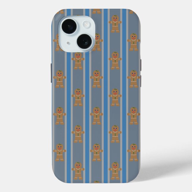 Fun and Fancy Gingerbread Man Case-Mate iPhone Case (Back)