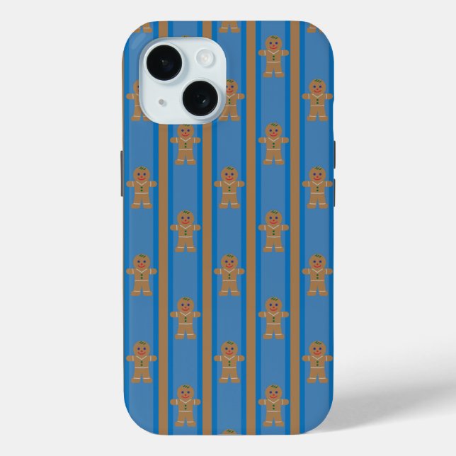 Fun and Fancy Gingerbread Man Case-Mate iPhone Case (Back)