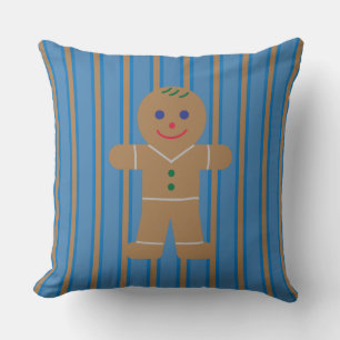 Fun and Fancy Gingerbread Man Cushion