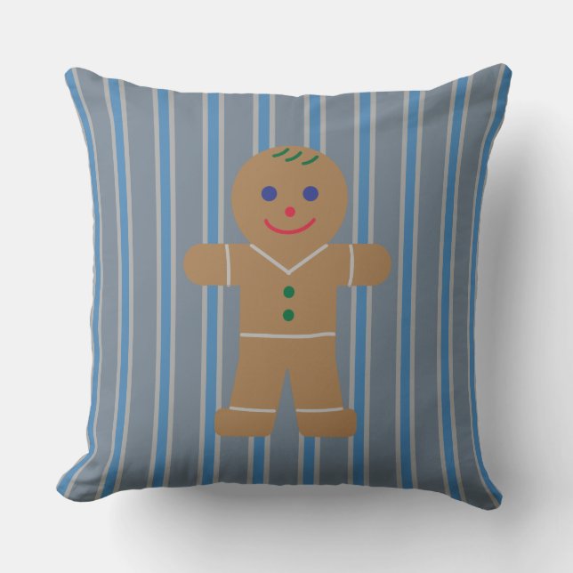 Fun and Fancy Gingerbread Man Cushion (Front)