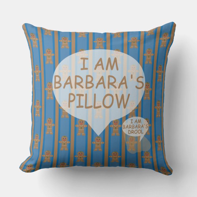 Fun and Fancy Gingerbread Man Cushion (Front)
