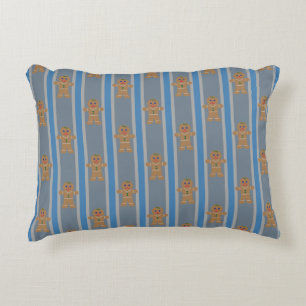 Fun and Fancy Gingerbread Man Decorative Cushion