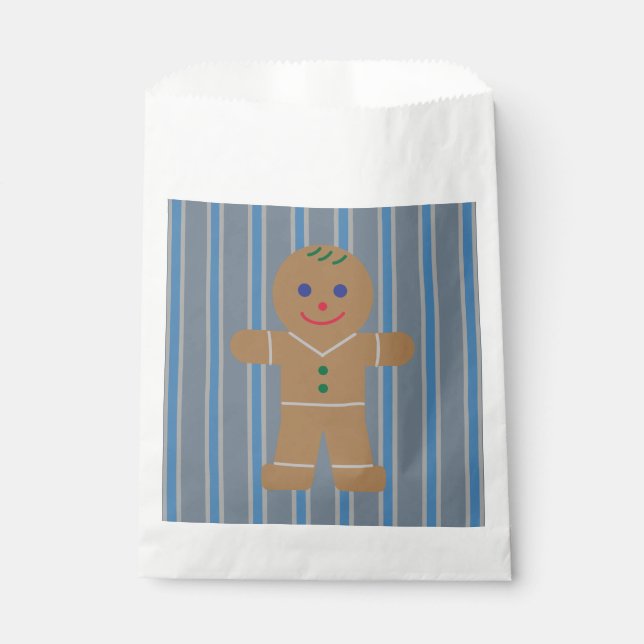 Fun and Fancy Gingerbread Man Favour Bag (Front)