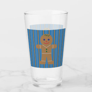 Fun and Fancy Gingerbread Man Glass