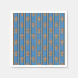 Fun and Fancy Gingerbread Man Napkin
