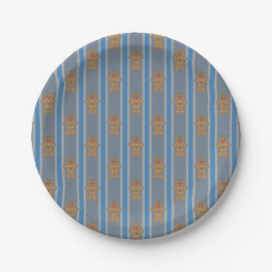 Fun and Fancy Gingerbread Man Paper Plate