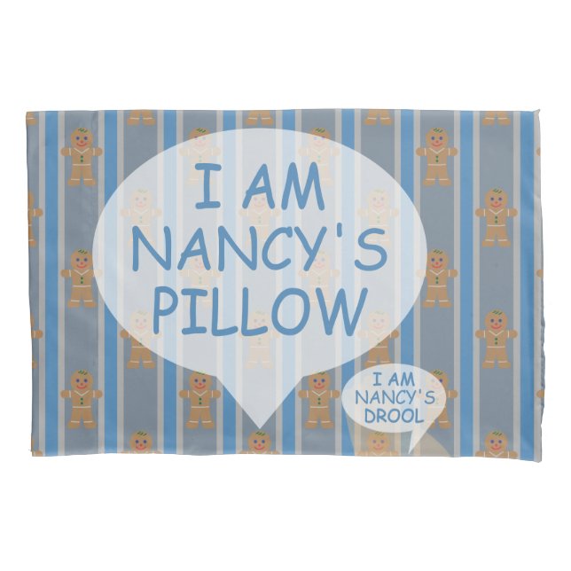 Fun and Fancy Gingerbread Man Pillowcase (Front)