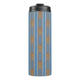 Fun and Fancy Gingerbread Man Thermal Tumbler