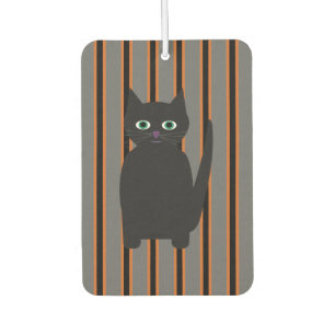 Fun and Fancy Halloween Black Cats Car Air Freshener