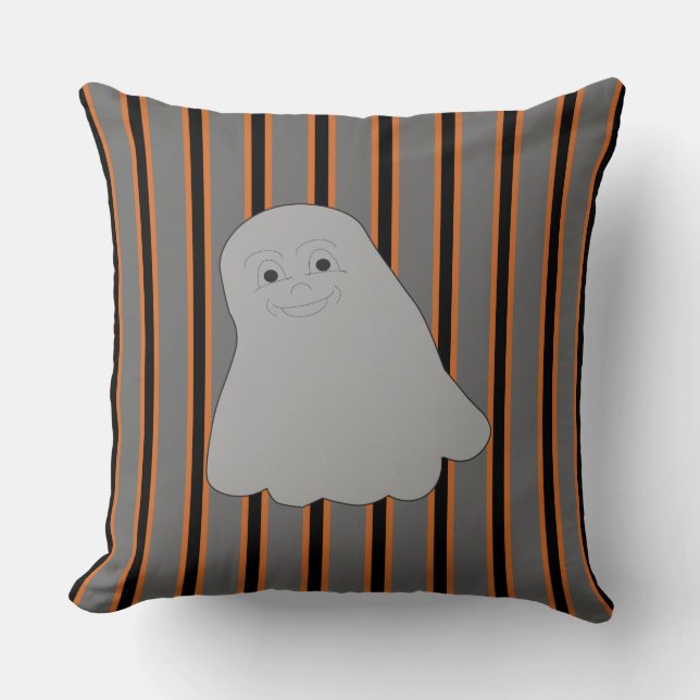 Fun and Fancy Halloween Ghosts Cushion (Front)