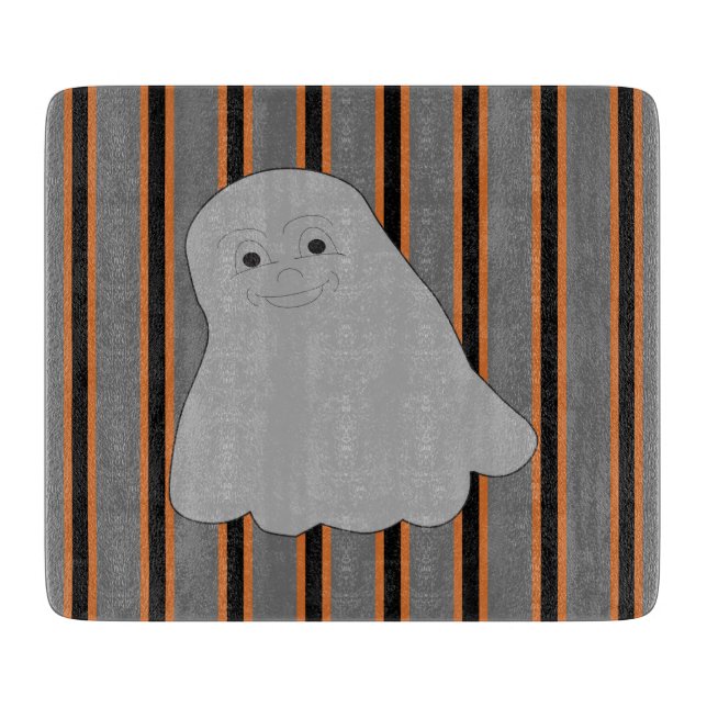 Fun and Fancy Halloween Ghosts Cutting Board (Front)