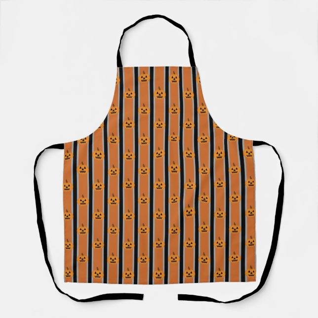 Fun and Fancy Halloween Pumpkins Apron (Front)