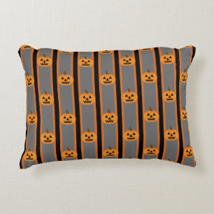 Fun and Fancy Halloween Pumpkins Decorative Cushion