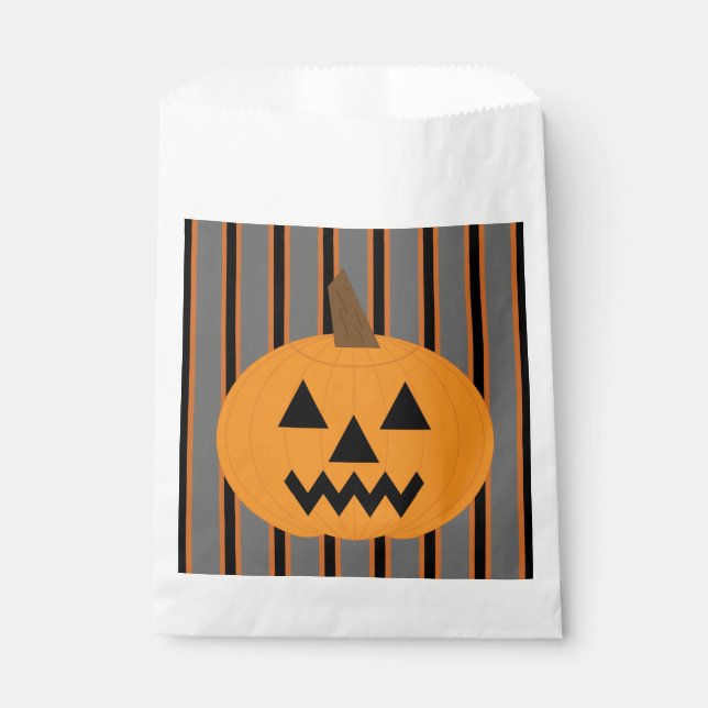 Fun and Fancy Halloween Pumpkins Favour Bag (Front)