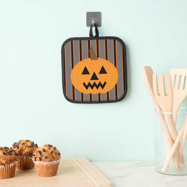 Fun and Fancy Halloween Pumpkins Pot Holder (Insitu(Hanging))