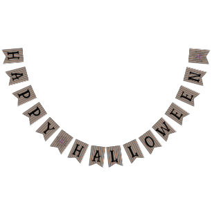 Fun and Fancy Halloween Spider Webs Bunting