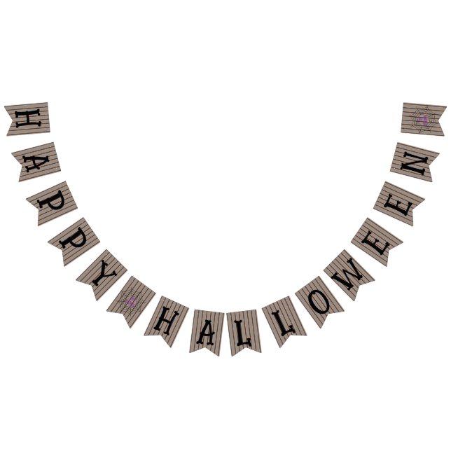 Fun and Fancy Halloween Spider Webs Bunting (All)