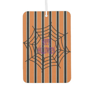 Fun and Fancy Halloween Spider Webs Car Air Freshener
