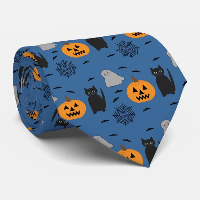 Fun and Fancy Halloween Tie (Rolled)