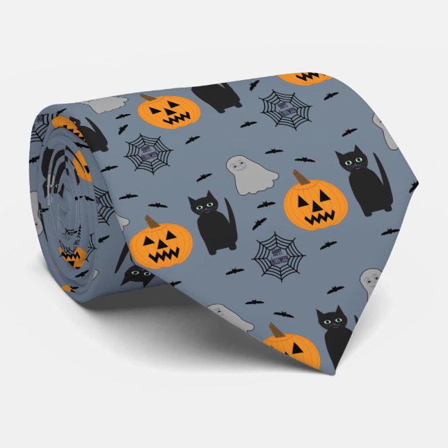 Fun and Fancy Halloween Tie (Rolled)