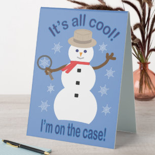 Fun and Fancy It's All Cool Snowman Detective