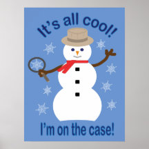 Fun and Fancy It's All Cool Snowman Detective