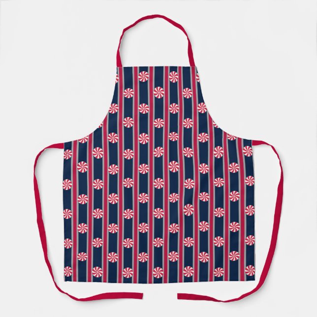 Fun and Fancy Peppermint Candy Apron (Front)