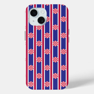 Fun and Fancy Peppermint Candy iPhone 15 Case