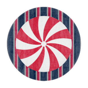 Fun and Fancy Peppermint Candy Cutting Board