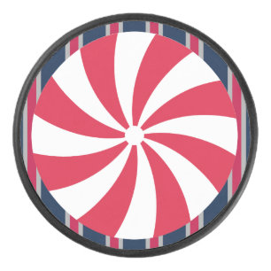 Fun and Fancy Peppermint Candy Hockey Puck