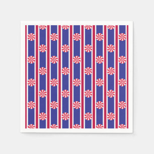 Fun and Fancy Peppermint Candy Napkin