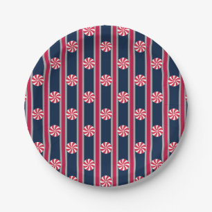 Fun and Fancy Peppermint Candy Paper Plate