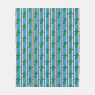 Fun and Fancy Pickle Fleece Blanket