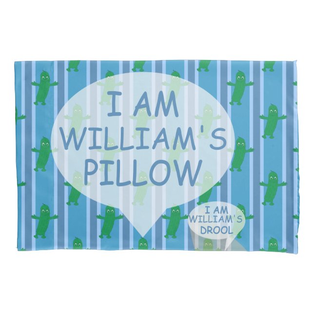 Fun and Fancy Pickle Pillowcase (Front)