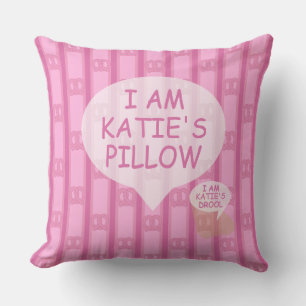 Fun and Fancy Pink Pretzel Cushion