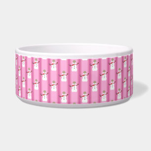 Fun and Fancy Pink Snowman Detective