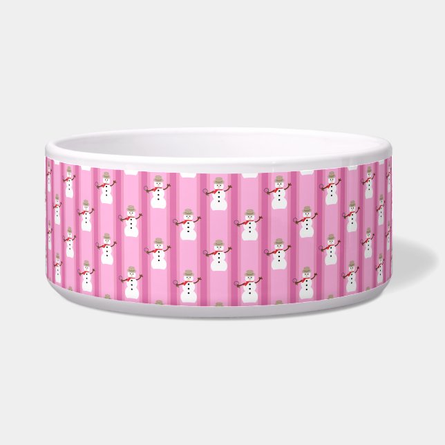 Fun and Fancy Pink Snowman Detective (Front)