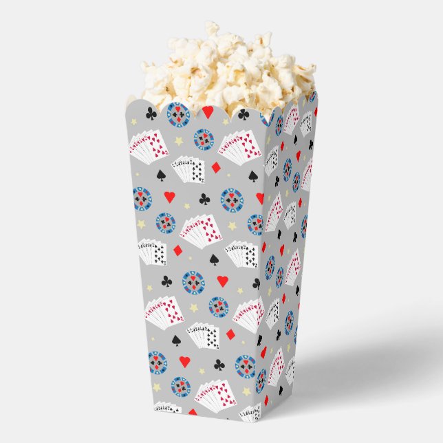 Fun and Fancy Poker Popcorn Favour Box (Popped)