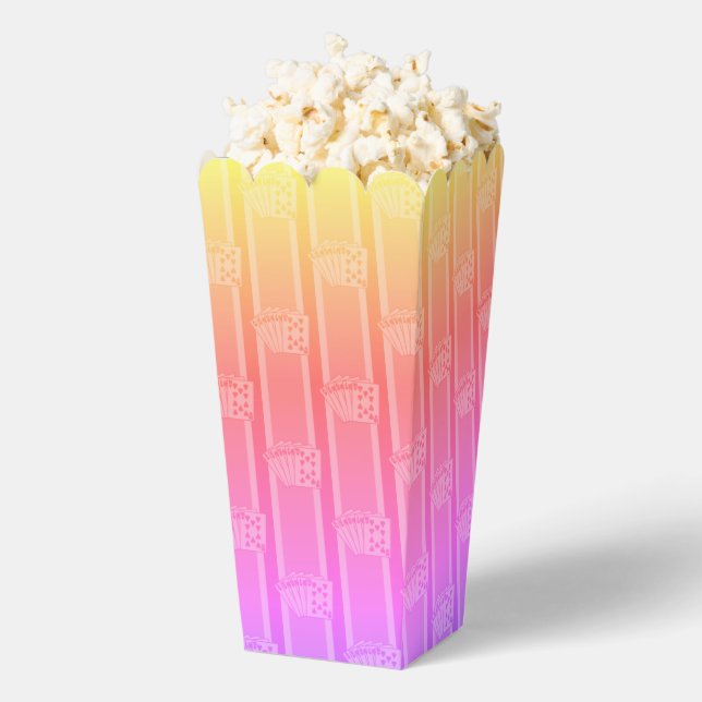 Fun and Fancy Poker Royal Flush Popcorn Favour Box (Popped)